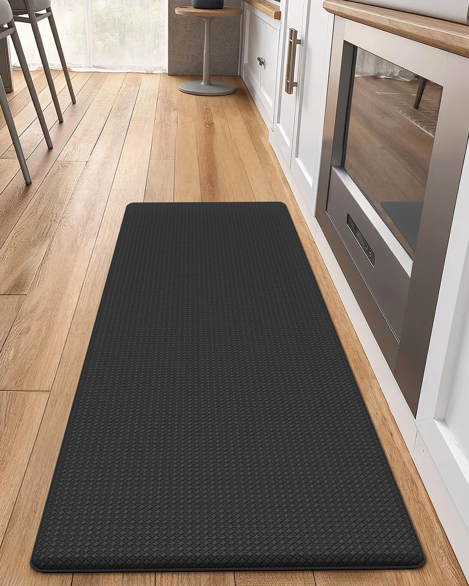 Color&Geometry Alfombra de cocina antideslizante acolchada, 44×150 cm