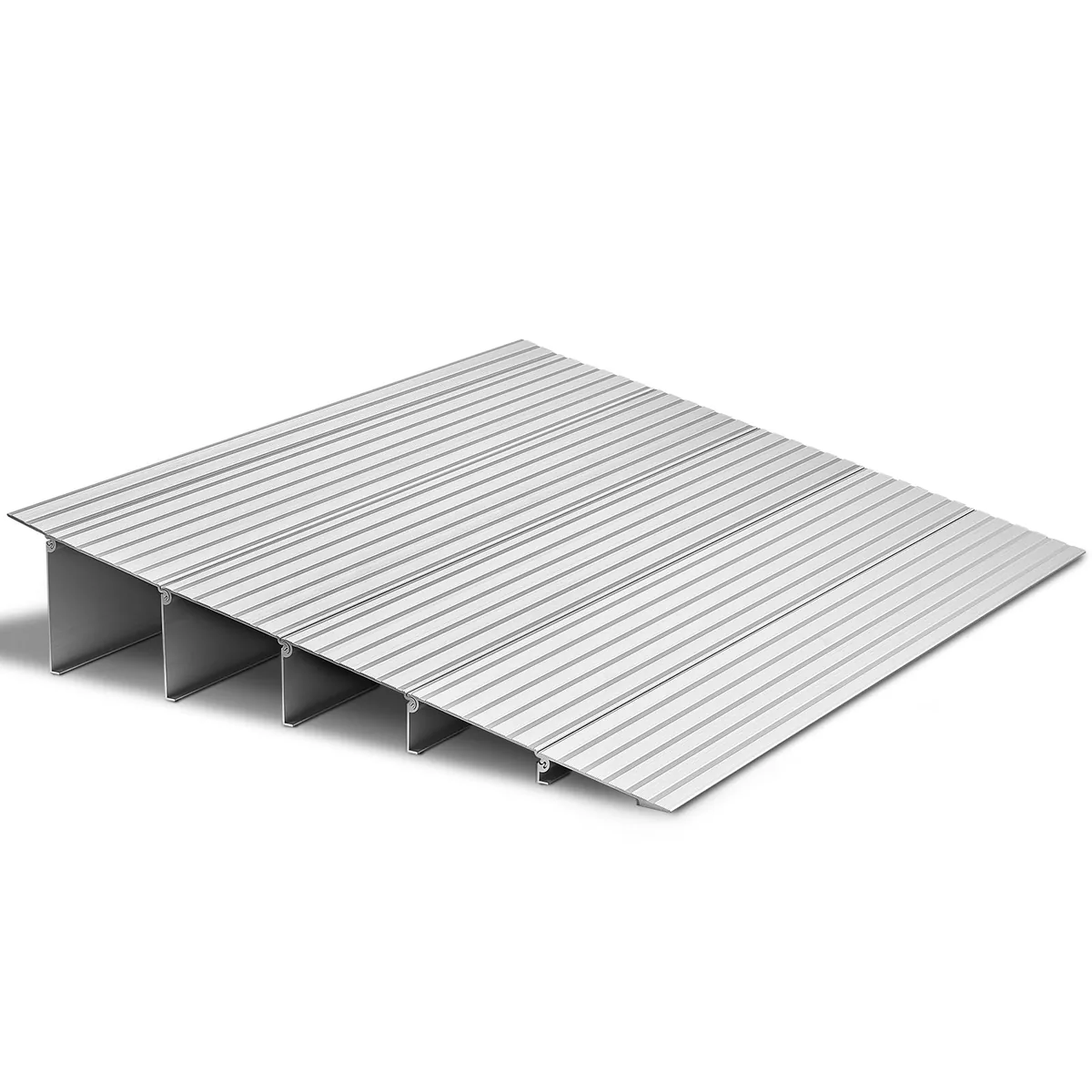 VEVOR Rampa de umbral de aleación de aluminio, 677 × 865 × 138 mm, para bordillos y entradas