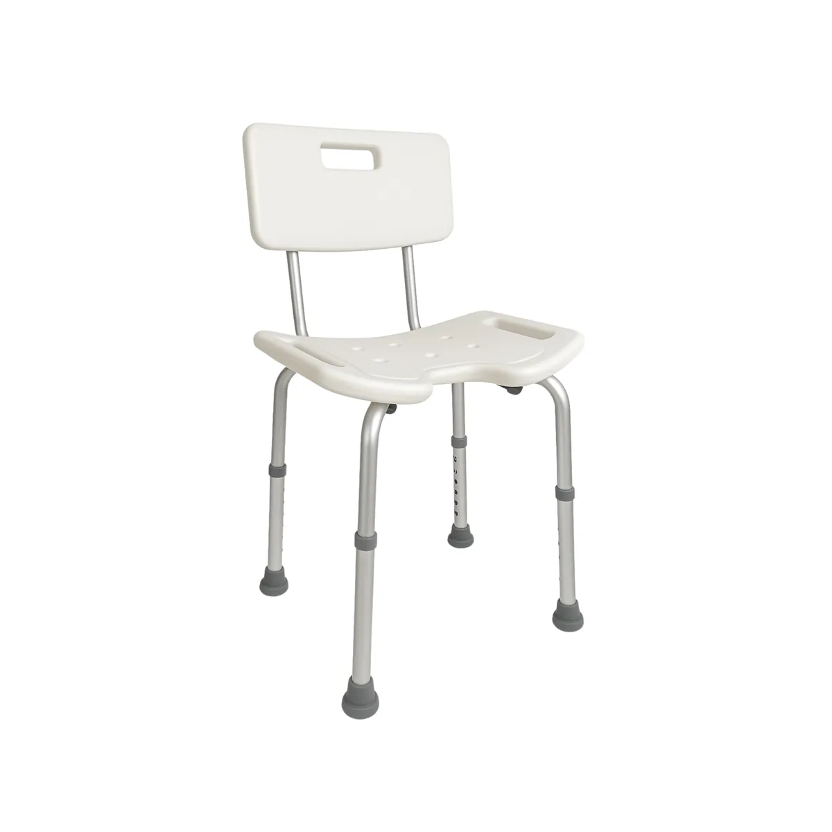 Mobiclinic Marisma, taburete de ducha con respaldo, 3 años de garantía